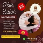 Black Yellow Simple Barbershop Business Card (1)